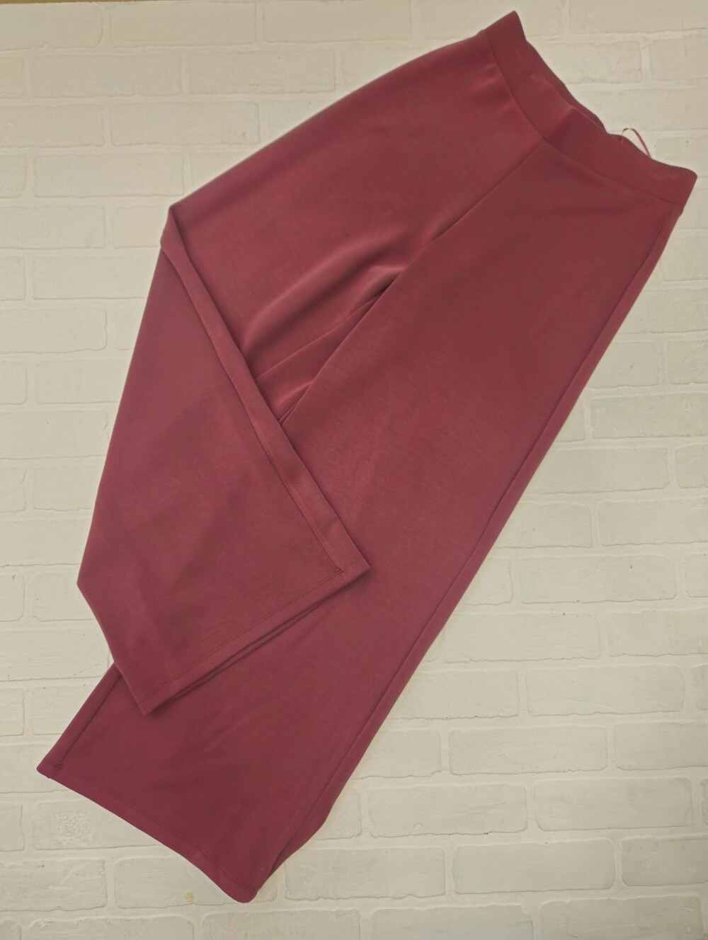 Burgundy Pull On Pant